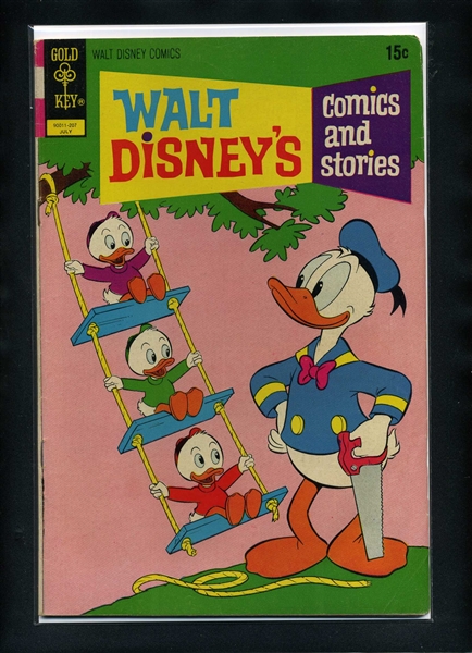 Walt Disney's Comics and Stories #382 FN 1972 Gold Key Carl Barks Comic Book